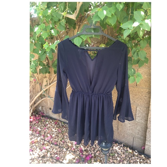 Paper Crane Sheer Dress - Picture 2 of 2